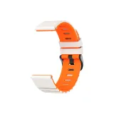 [Starlight Orange] Пианино с рельефным дизайном, двухцветный силиконовый ремешок