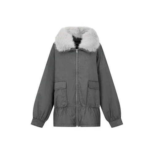 URBAN REVIVO Хлопковый пуховик женский