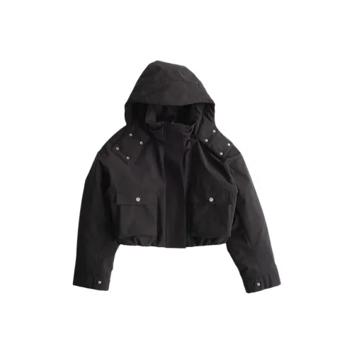 ZHONGQINGYU Новый Снег Лилия Хлопок Пуховая куртка Унисекс