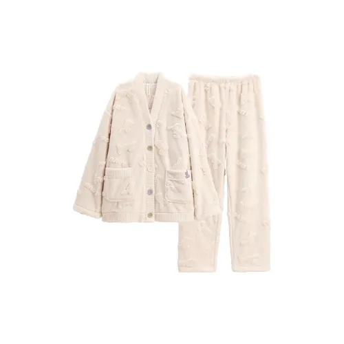 GOYN Бежевый Абрикос Женские Пижамные Комплекты