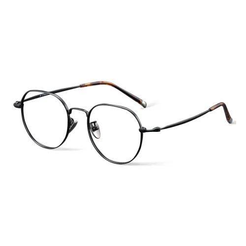 BOELEO Титан Круглые Очки с Диоптриями Мужские