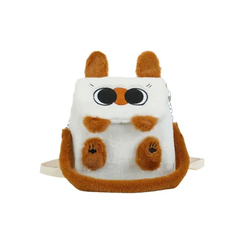 FREEHIKE Плюшевый рюкзак стандартный женский белый