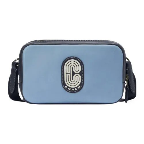 COACH Провайдер Телячья кожа Чехол для телефона Сумки через плечо Сумка через плечо Маленькая Женская Васильковый синий