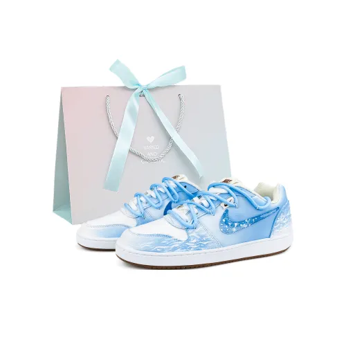 Nike EBERNON Low Топ Скейтборд Кроссовки Мужские Синие Белые