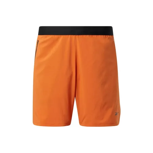 Reebok Orange Men's Casual Shorts Reebok Оранжевые Мужские Повседневные Шорты