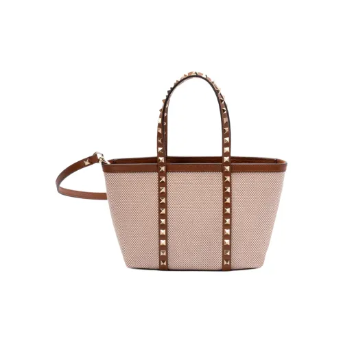 Valentino Хлопок Тоут Сумка Сумка для покупок Сумка на плечо Сумка Женская Естественный