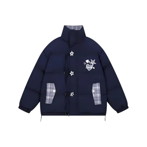 BVODE Темно-синий женский пуховик