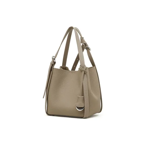 Carnival Keep Сумка из крупнозернистой текстуры коровьей кожи стандартная женская серый черный золотисто-коричневый