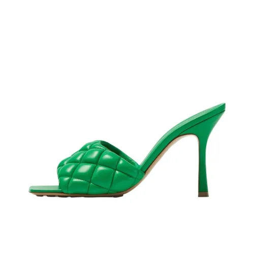 Bottega Veneta Утепленные Стильные Сандалии Женские Зеленые