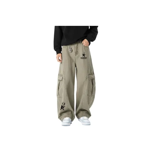 HUANQIU Унисекс Карго Брюки