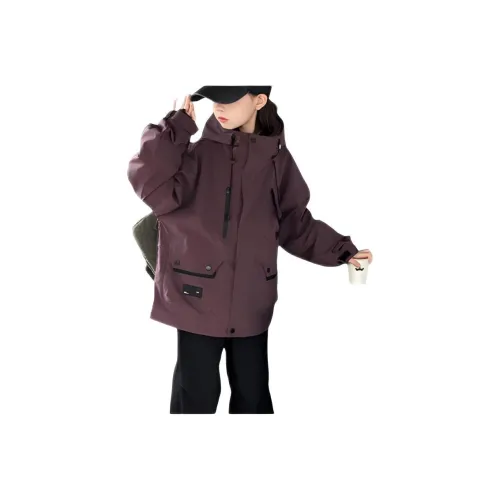 Genius Pooh Фиолетовый Съемный Ветровка KIDS Топы