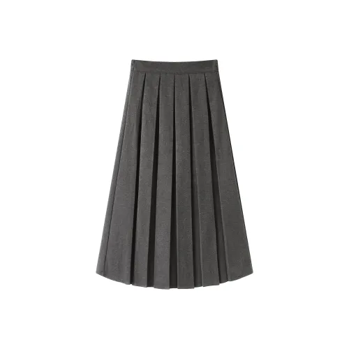 OUKEJI Повседневный Длинный Юбка Женские