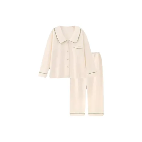 HAPG Белый Женский Пижамный Комплект