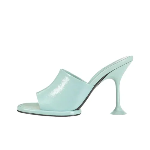 SERGIO ROSSI Шлепанцы Женские Зеленые