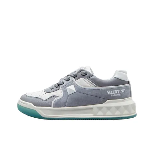 Valentino One Stud Low Топ Скейтборд Кроссовки Женские Серые
