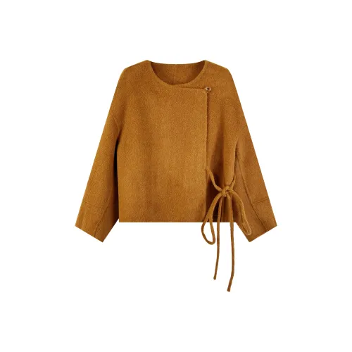 GZQJ Orange Women's Coat GZQJ Апельсиновое женское пальто