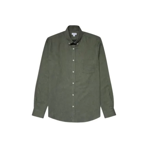 SUNSPEL Зеленые Мужские Рубашки