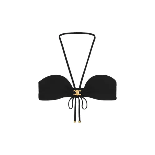 CELINE Triomphe SS25 Бюстгальтер Женский 1 Пачка Черный