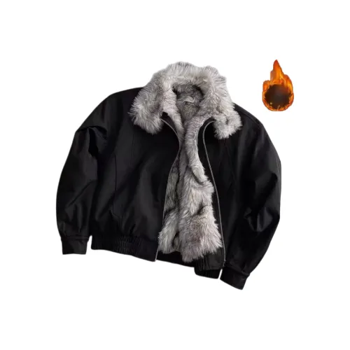 CAT'S PAW Черный Унисекс Пуховики