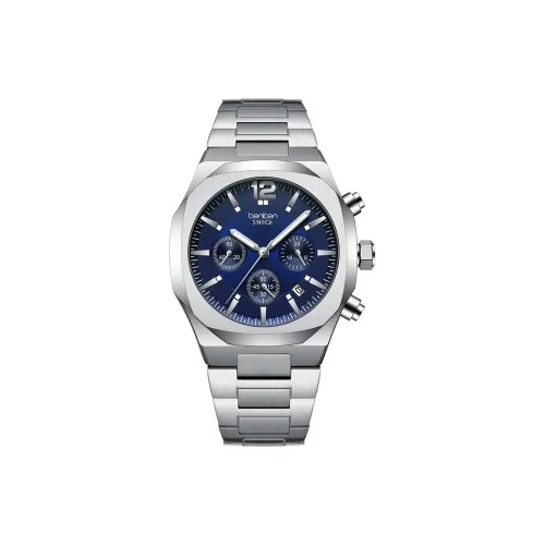 BENKEN SNIICA Кварцевый механизм нержавеющая сталь ремешок мужские часы многоцветный циферблат