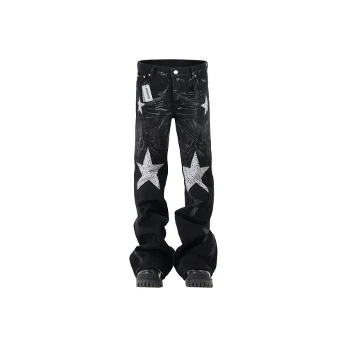 DOGANSON Черные Унисекс Джинсы