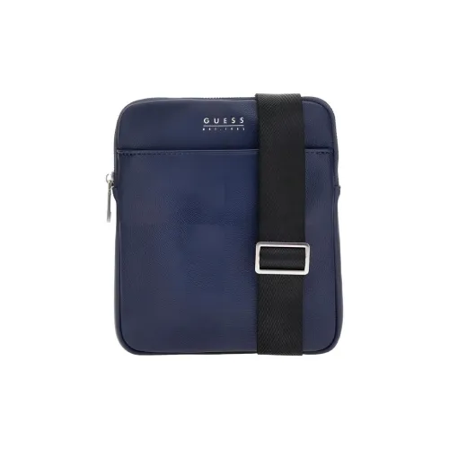 GUESS Сумка через плечо из искусственной кожи мужская синяя