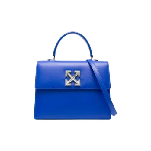 Off Белый Телячья кожа Сумка Женские Синий