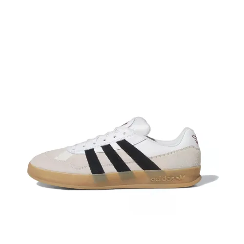 Adidas Originals Aloha Super Износостойкий и Легкий Низкий Топ Кроссовки для скейтбординга Унисекс Черный Белый