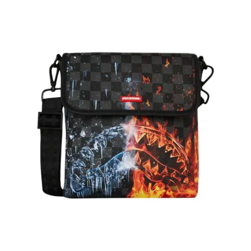 SPRAYGROUND Сумка через плечо из ПВХ мужская черная красная