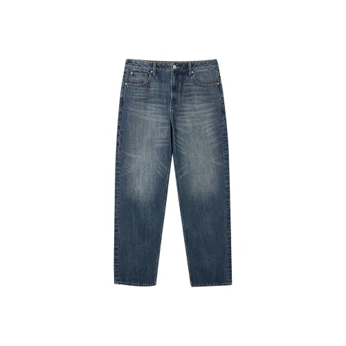 JACK JONES E41 Medium Denim Blue Unisex Jeans JACK JONES E41 Средний Деним Синий Унисекс Джинсы