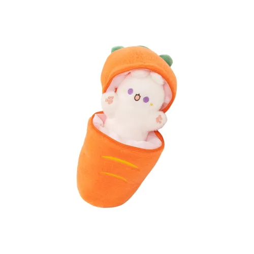 PUDOWRABBIT Cute and Adorable Креативный Морковный Transforms Into Кролик Куклы Плюшевая кукла 30 см Длина тела