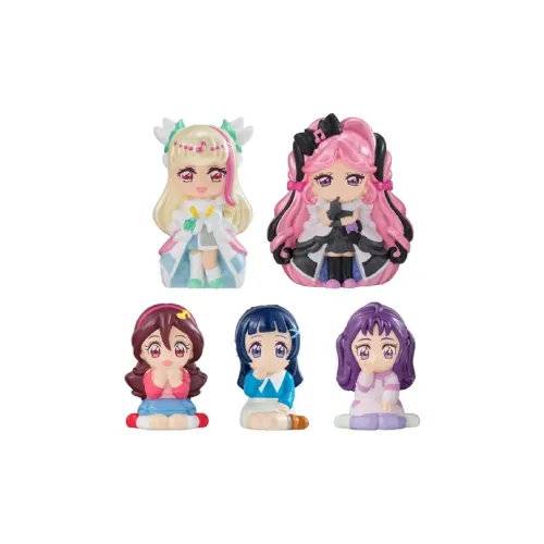 BANDAI Свет Красота Girlish Idol YOU Вторая версия Счастливый Draw Одиночная капсульная игрушка Цельная коробка 5 шт