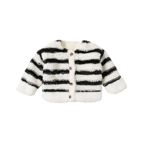 RHOBESAM YOUMI Дом Черно-белые полосы Свитер Изображение Pre School Свитеры