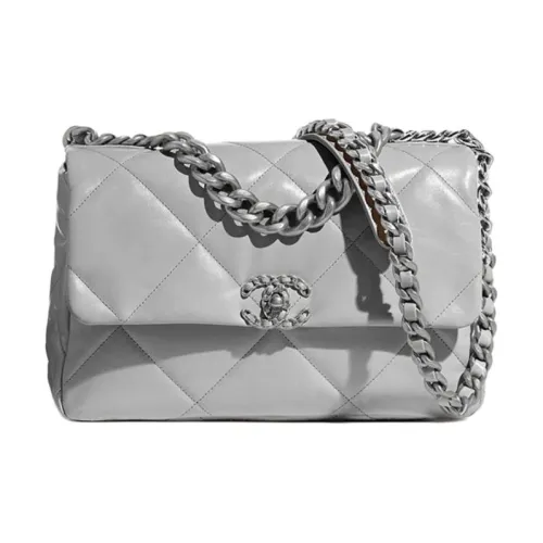 CHANEL 19Bag Овчина Сумка Сумка через плечо Сумка через плечо Средний Женская Серый