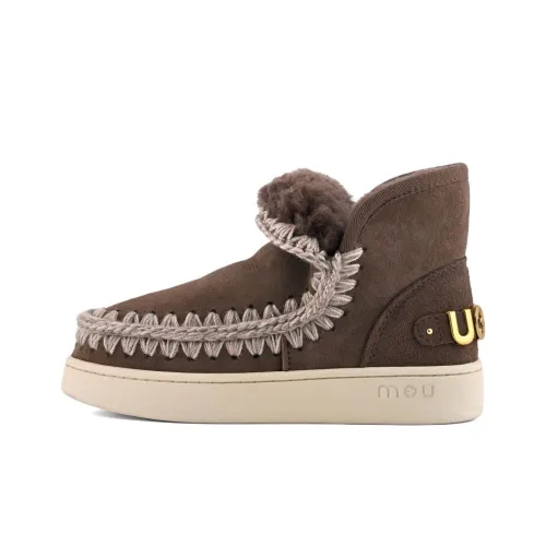 MOU Eskimo Sneaker Короткий Сноубутсы Женские Коричневый Перец