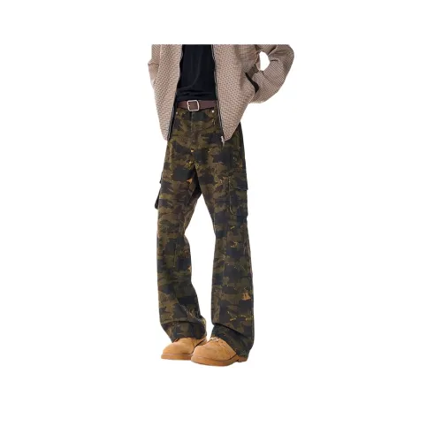 CTIDESTRAW Камуфляж с флисовой подкладкой [CT] Мужские карго-брюки