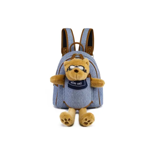 MISS GAIL Синтетическая кожа Рюкзак Стандартный Женский Джинсовый синий BP Черный белый BP Коричневый