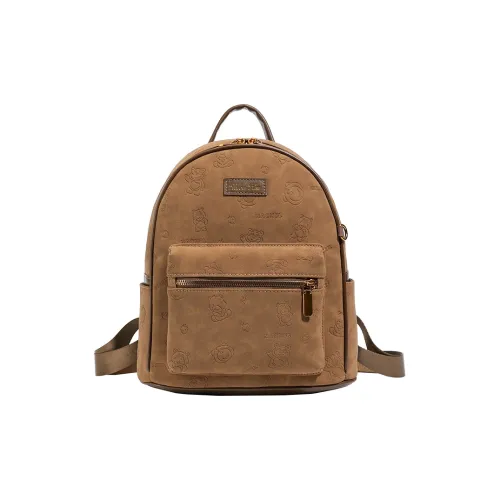 Gerlanx ПУ (полиуретан) Рюкзак Стандартный Унисекс Коричневый Кофейный