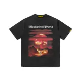 Чёрный Винтаж Короткий рукав