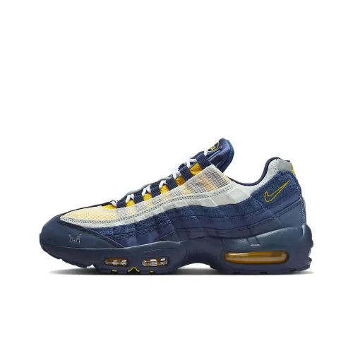 Eric Koston x Nike Air Max 95 Low Топ Повседневные Беговые Кроссовки Унисекс Синий Белый