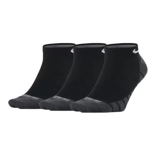 Nike 3 пачки Черный Угольный Серый Белый Унисекс носки