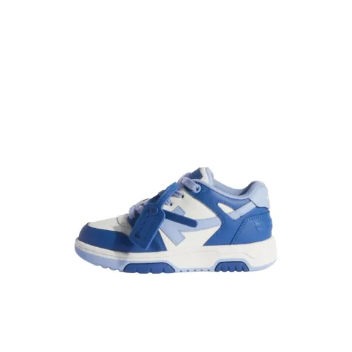 Off Белый Out Of Office Низкий Топ Детские Скейтбординги Синий Детский