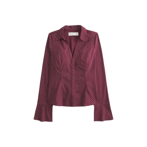 Hollister Red Women's Shirts Hollister Красный Женские Рубашки