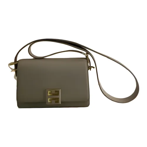 GIVENCHY 4G Корова крупнозернистая текстура Сумка через плечо Средняя Женская Темно-зеленая