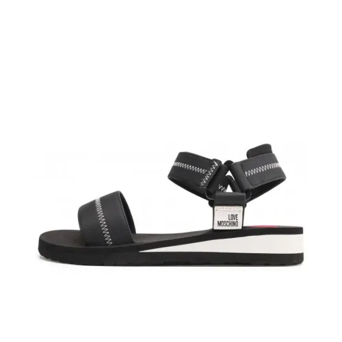 MOSCHINO One Ремешок Сандалии Женские Черные