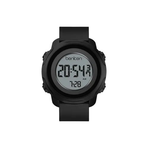 BENKEN Электронные Механические Часы Силиконовый Ремешок Унисекс Черный Циферблат