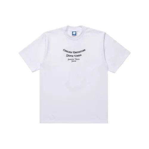 UNDEFEATED Совместное издание x Челси Drugstore X Gente Unida Fw25 T Рубашка Унисекс