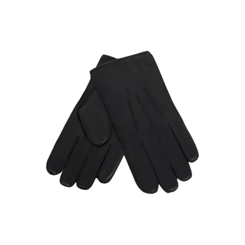 Polo Ralph Lauren Sheepskin Gloves Men's Black Поло Ральф Лорен Овчина Перчатки Мужские Черные