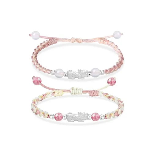 MISS TOOYA S999 Fine Серебряный Браслет с шнурками Унисекс