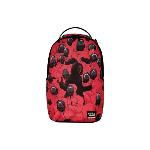 SPRAYGROUND Рюкзак из искусственной кожи унисекс красный черный